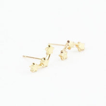Load image into Gallery viewer, 3 Star Stud Earrings (Available in Multiple Colors)
