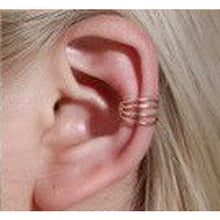 Load image into Gallery viewer, 4 Ring Earring Cuff (Available in Multiple Colors)
