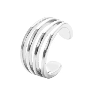 4 Ring Earring Cuff (Available in Multiple Colors)