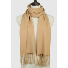 Load image into Gallery viewer, Long Wrap Tassel Scarf (Available in Multiple Colors)
