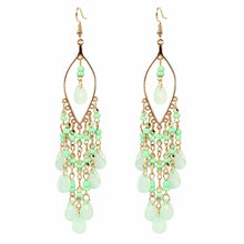 Load image into Gallery viewer, Boho Bead Tassel Earrings (Available in Multiple Colors)
