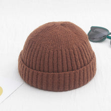 Load image into Gallery viewer, Knitted Ribbed Fisherman Beanie (Available in Multiple Colors)
