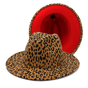 Wide Brim Two Tone Fedoras (Available in Multiple Colors)