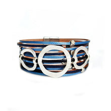 Load image into Gallery viewer, Circle Layered Cuff Bracelet (Available in Multiple Colors)
