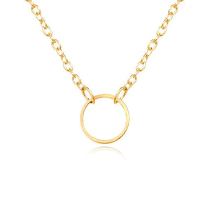 Circle Chain Necklace (Available in multiple colors)