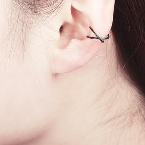 Cross Earring Cuff (Available in Multiple Colors)