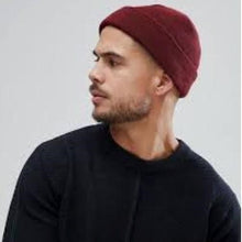 Load image into Gallery viewer, Knitted Ribbed Fisherman Beanie (Available in Multiple Colors)
