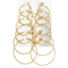 Load image into Gallery viewer, Hoop Earring Set (Available in Multiple Colors)
