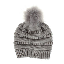 Load image into Gallery viewer, Knitted Pom-Pom Beanies (Available in Multiple Colors)
