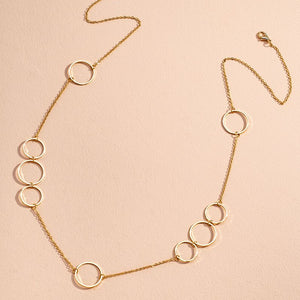 Multi-circle Chain Necklace