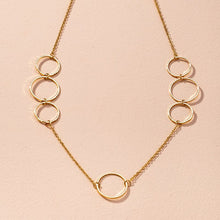 Load image into Gallery viewer, Multi-circle Chain Necklace
