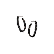 Load image into Gallery viewer, Oval Shaped Hoop Earrings (Available in Multiple Colors)
