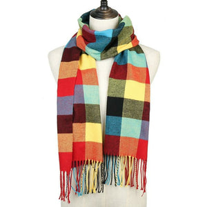 Long Wrap Tassel Scarf (Available in Multiple Colors)