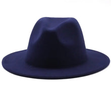 Load image into Gallery viewer, Wide Brim Solid Color Fedoras (Available in Multiple Colors)
