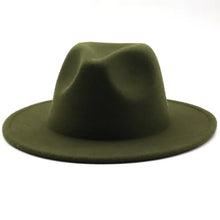 Load image into Gallery viewer, Wide Brim Solid Color Fedoras (Available in Multiple Colors)
