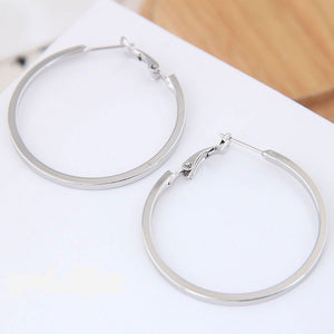Thick Hoop Earrings (Available in Multiple Colors)