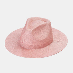 Panama Straw Fedora Hat (Available in Multiple Colors)