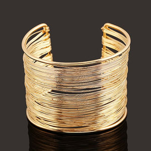 Wire Cuff Bangle Bracelet (Available in Multiple Colors)